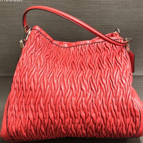 Coach Madison Phoebe Leather Satchel - Picture 4 of 12